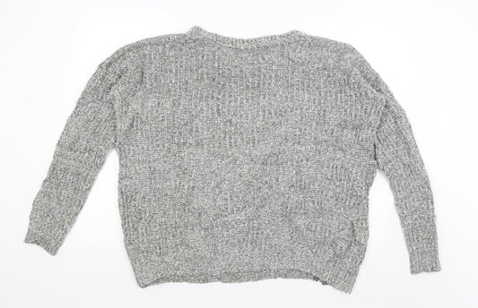 Papaya Mens Grey   Pullover Jumper Size L