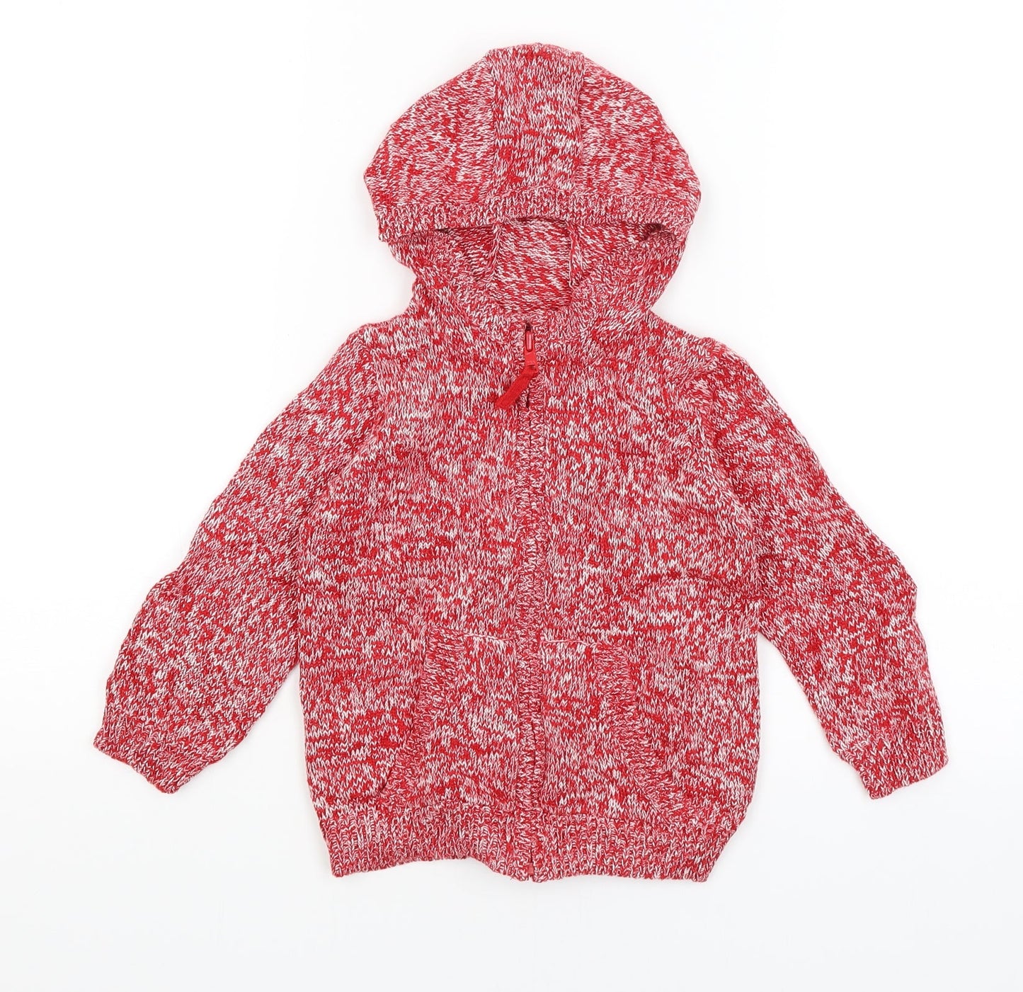 Mothercare Baby Red   Full Zip Jumper Size 18-24 Months