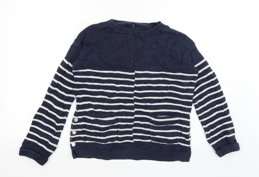 Womens UK Size 10 NEXT Blue Pullover Jumper