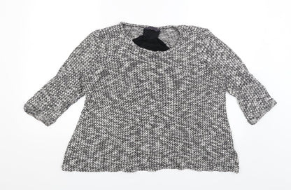Womens UK Size 16 M&S Grey Pullover Jumper