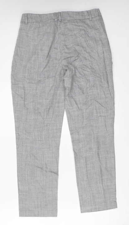 Womens UK Size 10 Marks and Spencer Regular Fit  Grey Trousers