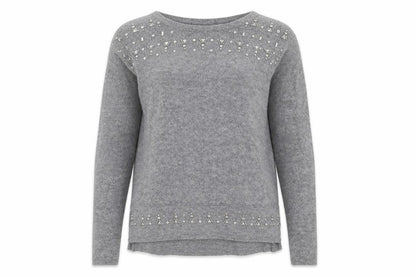 Womens UK Size 6 NEXT Grey Pullover Jumper