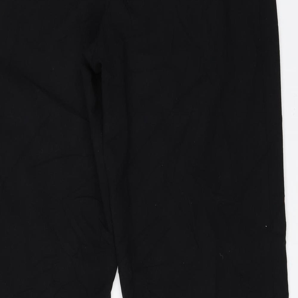Womens UK Size 12 Marks and Spencer Regular Fit  Black Trousers