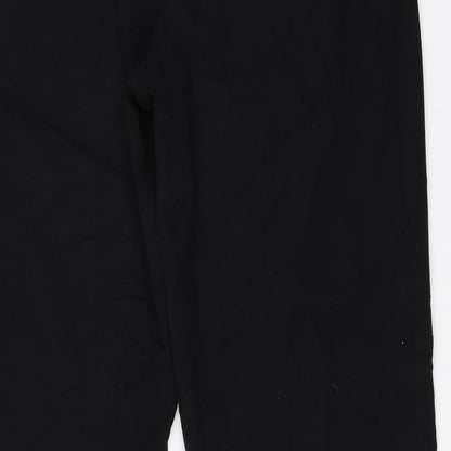 Womens UK Size 12 Marks and Spencer Regular Fit  Black Trousers