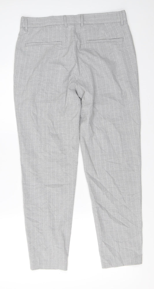 Bershka Womens Grey   Trousers  Size 40 L27 in