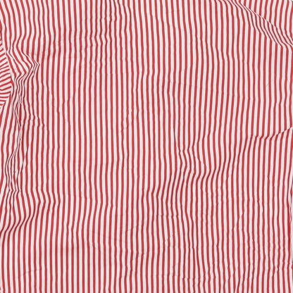 Denby Dale Boys Red Striped  Basic Button-Up Size 13 Years