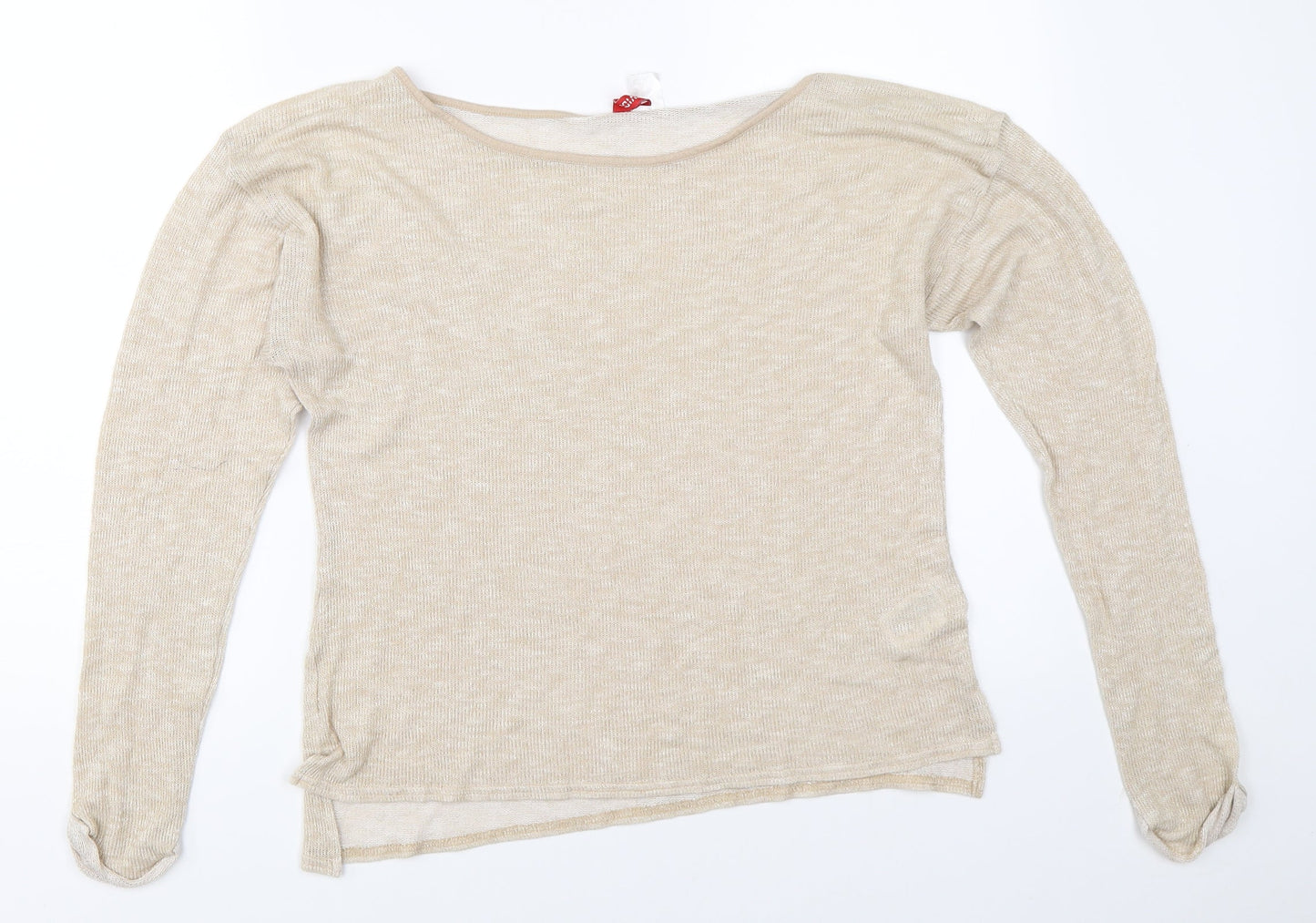 Womens UK Size 34 H&M Beige Pullover Jumper