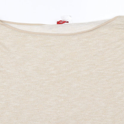 Womens UK Size 34 H&M Beige Pullover Jumper