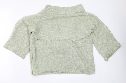 Womens UK Size 16 Poppy Green Cardigan Jumper