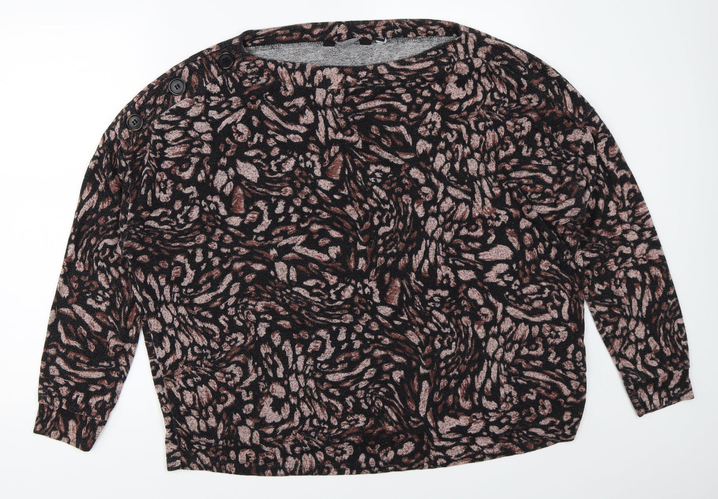 Womens UK Size 18 Dorothy Perkins Black Pullover Jumper
