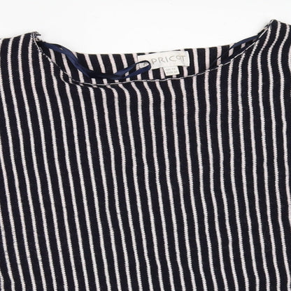 Womens UK Size 12 Apricot Blue Pullover Jumper