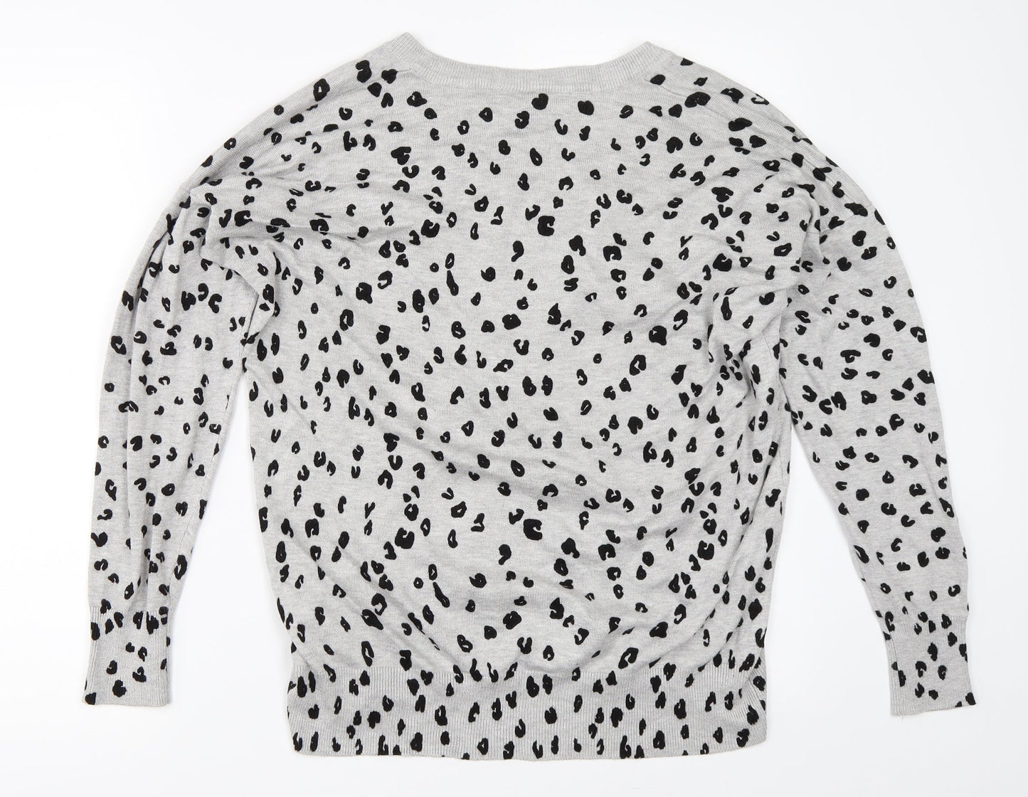 Capsule Womens Grey Animal Print  Pullover Jumper Size 16
