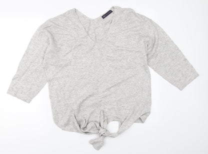 Womens UK Size 16 Marks and Spencer Grey Pullover Jumper