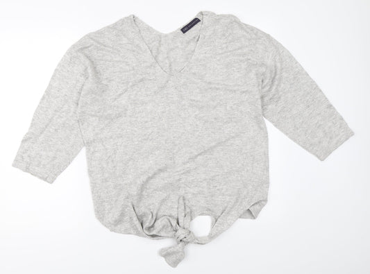 Womens UK Size 16 Marks and Spencer Grey Pullover Jumper