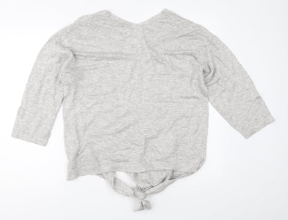 Womens UK Size 16 Marks and Spencer Grey Pullover Jumper