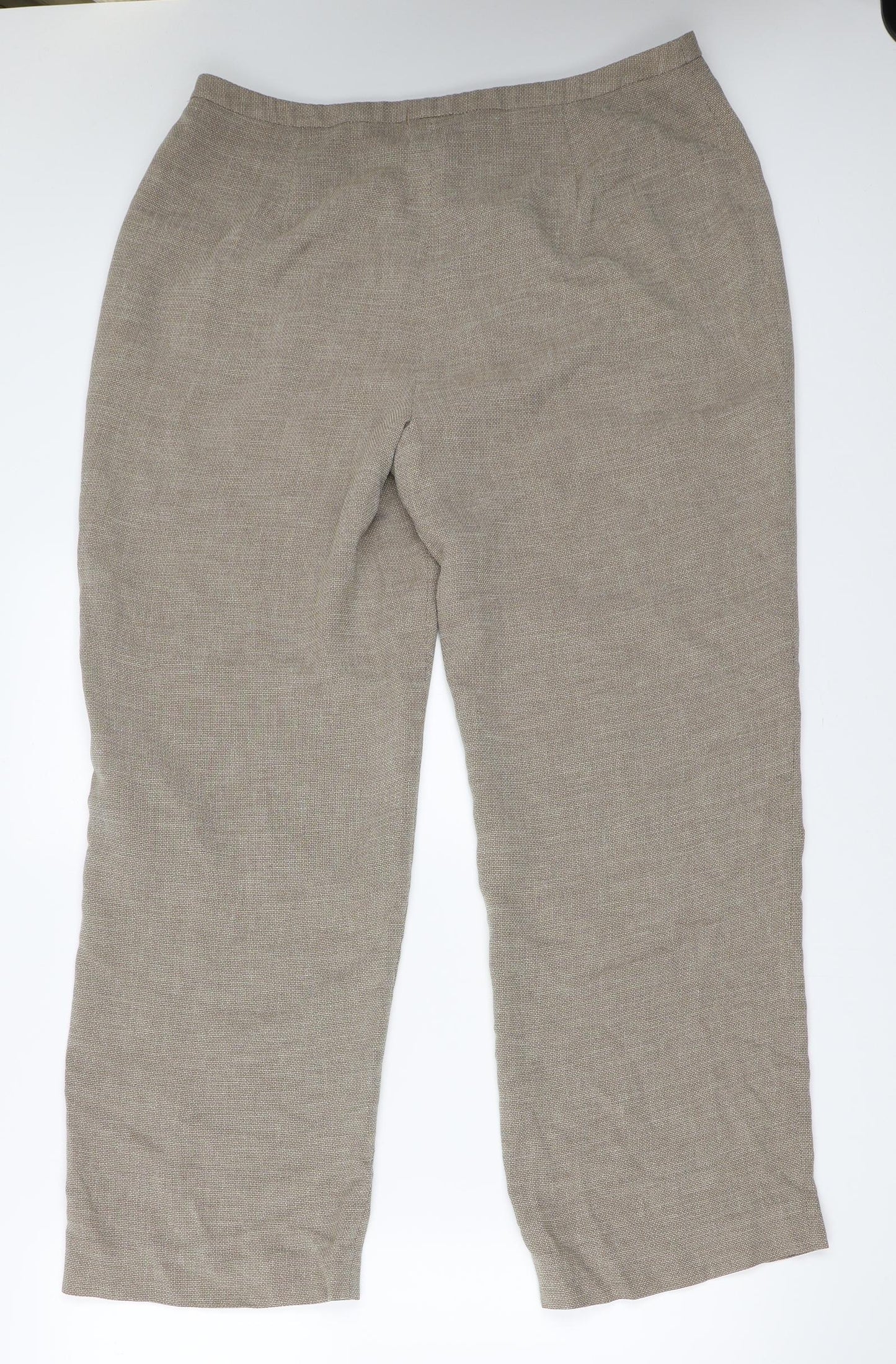 Womens UK Size 16 Planet Regular Fit  Beige Trousers