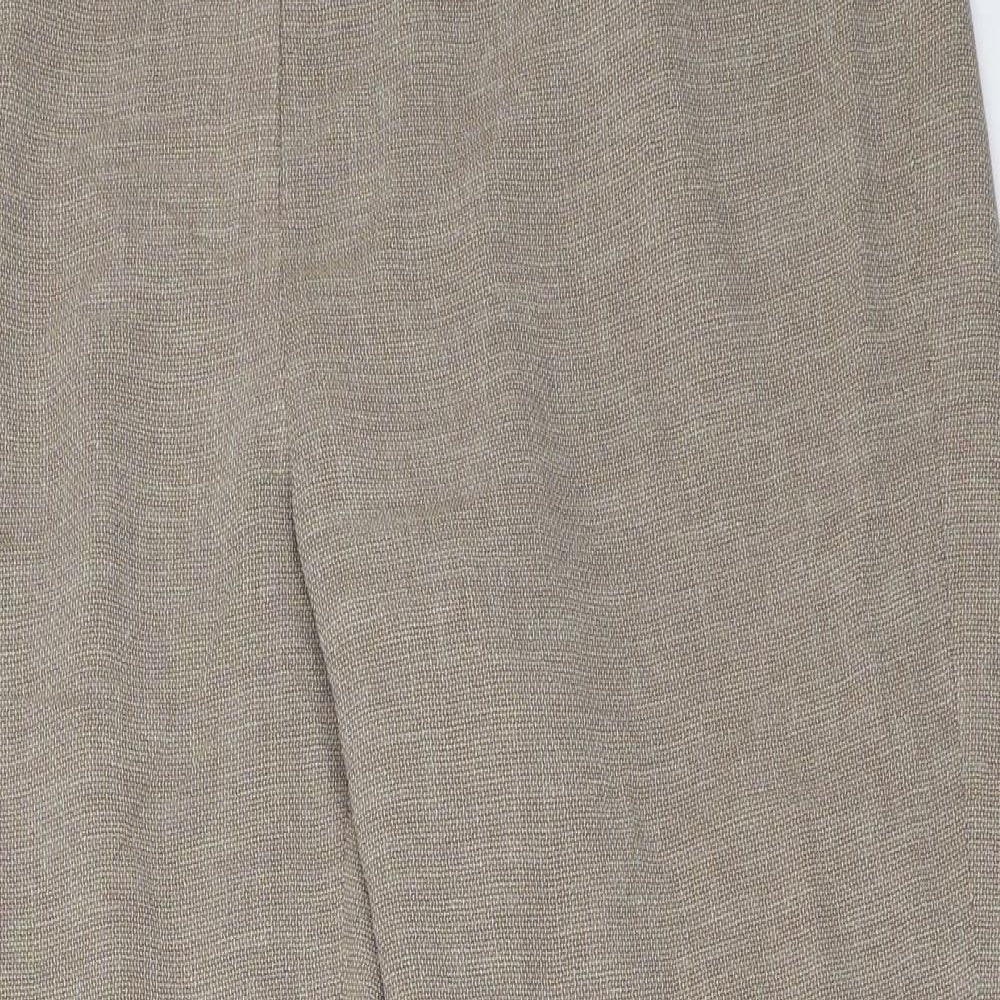Womens UK Size 16 Planet Regular Fit  Beige Trousers