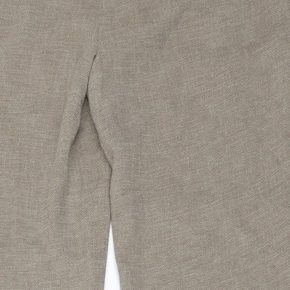 Womens UK Size 16 Planet Regular Fit  Beige Trousers