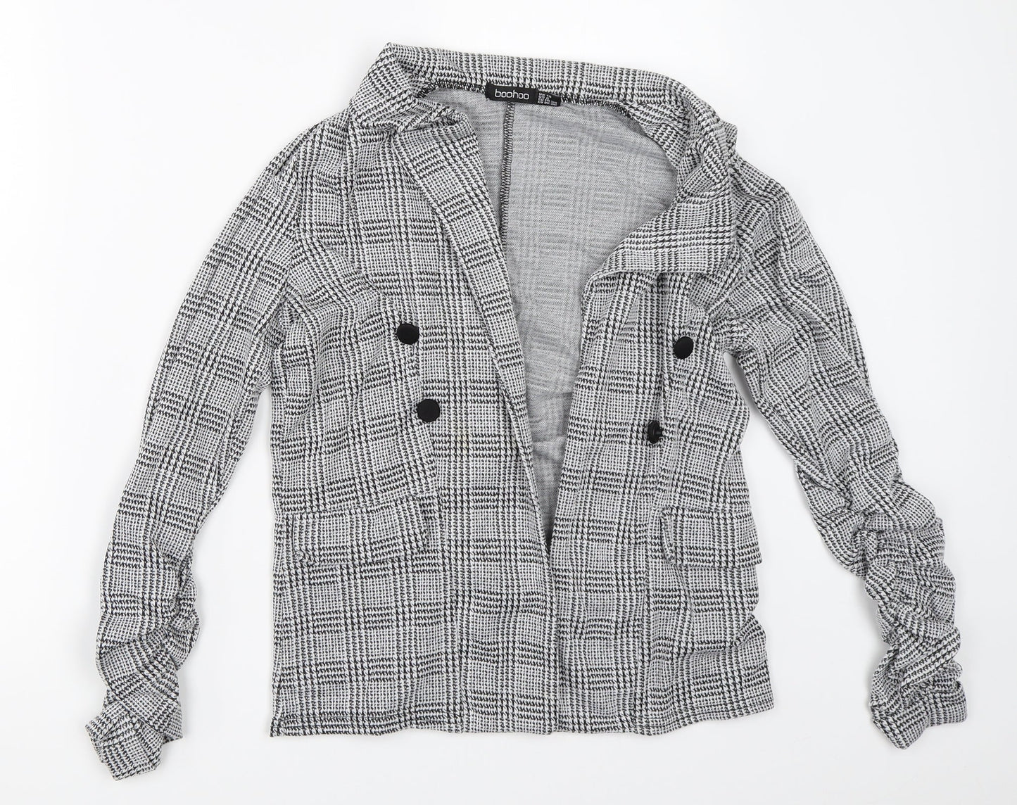 Womens UK Size 10 Boohoo Grey Jacket