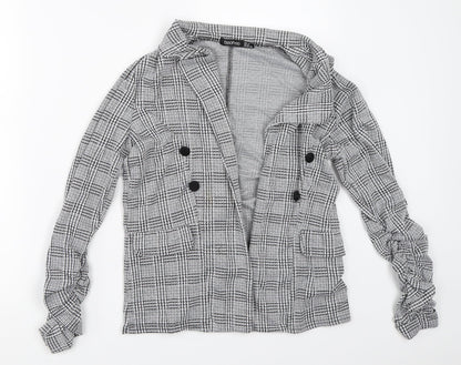 Womens UK Size 10 Boohoo Grey Jacket