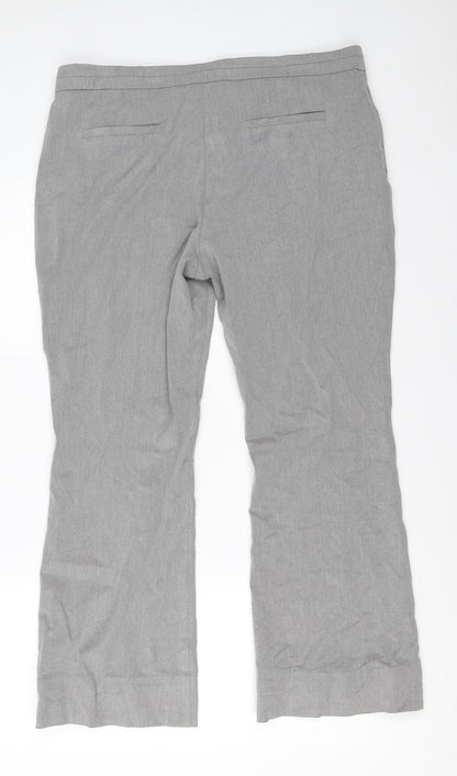 Womens UK Size 16 Marks and Spencer Regular Fit  Grey Trousers