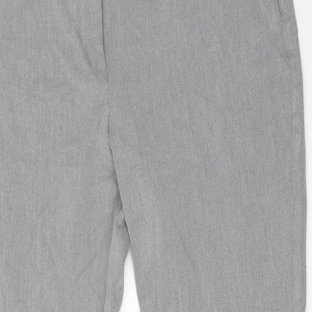 Womens UK Size 16 Marks and Spencer Regular Fit  Grey Trousers