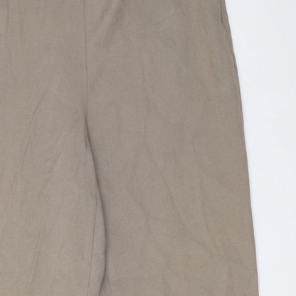 Womens UK Size 14 Marks and Spencer Regular Fit  Beige Trousers