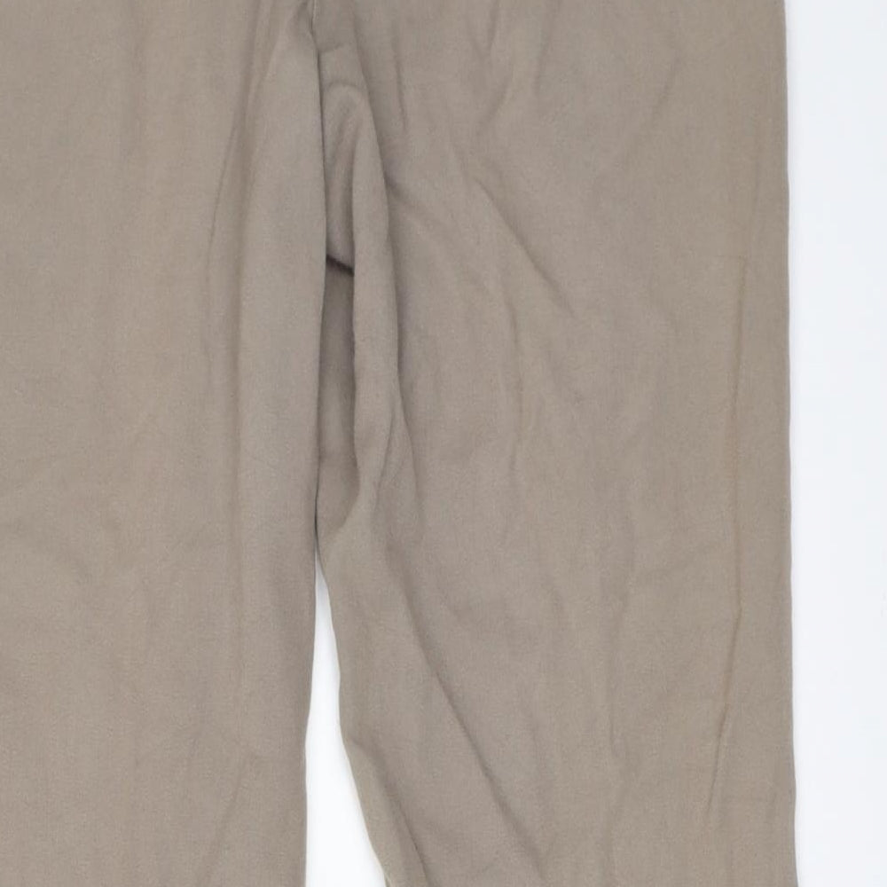 Womens UK Size 14 Marks and Spencer Regular Fit  Beige Trousers