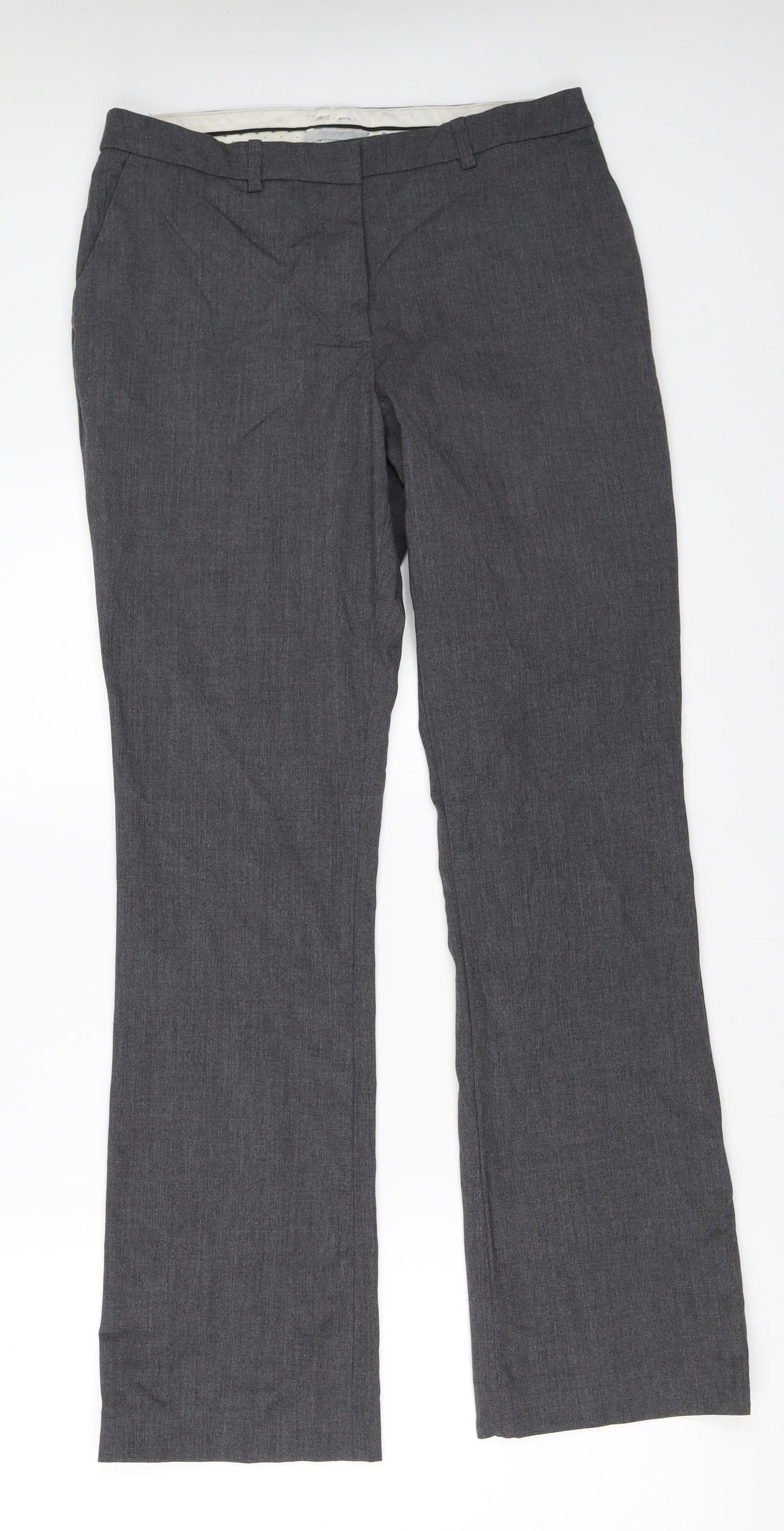 Womens UK Size 38 H&M Regular Fit  Grey Trousers