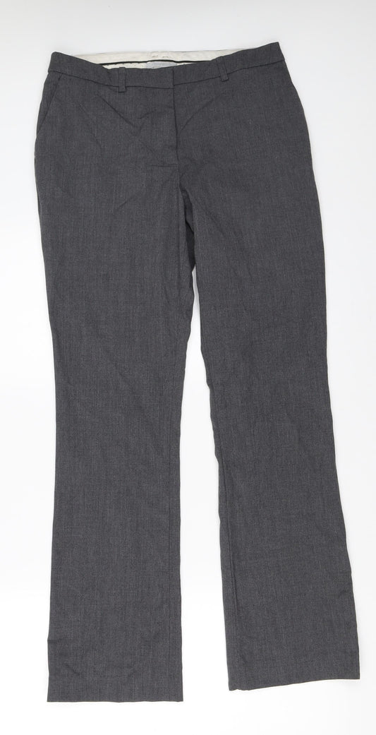 Womens UK Size 38 H&M Regular Fit  Grey Trousers
