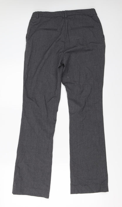 Womens UK Size 38 H&M Regular Fit  Grey Trousers