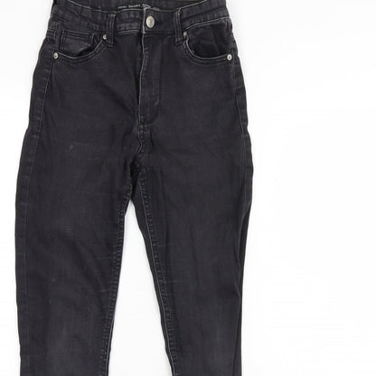Bershka Womens Black  Denim Skinny Jeans Size 6 L29 in