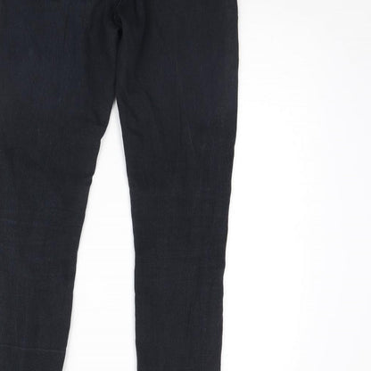 Denim & Co. Womens Black  Denim Skinny Jeans Size 10 L29 in