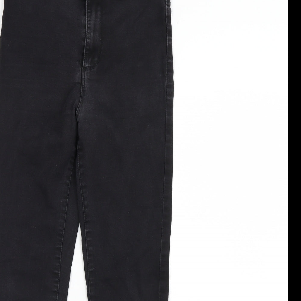 Denim & Co. Womens Black  Denim Skinny Jeans Size 10 L28 in