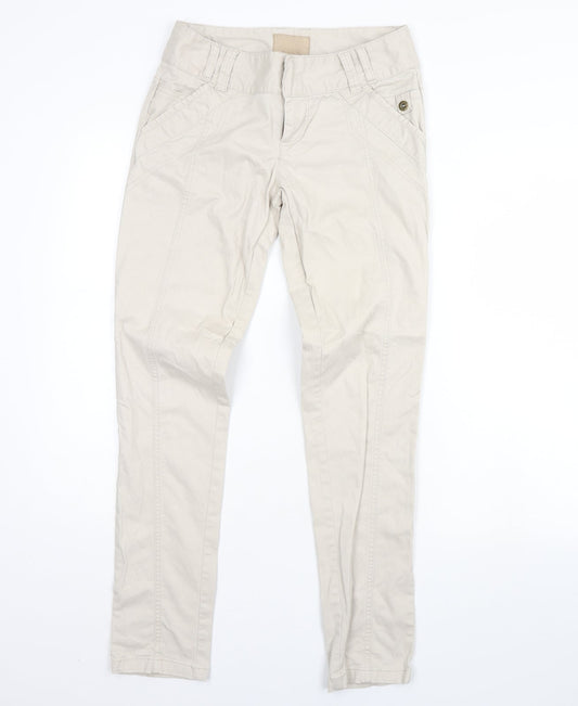 Red Herring Womens Beige   Trousers  Size 8 L30 in