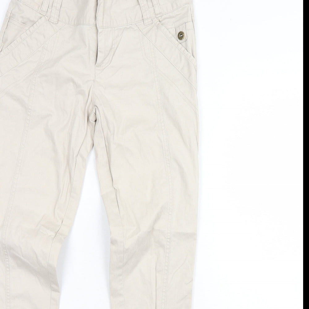 Red Herring Womens Beige   Trousers  Size 8 L30 in