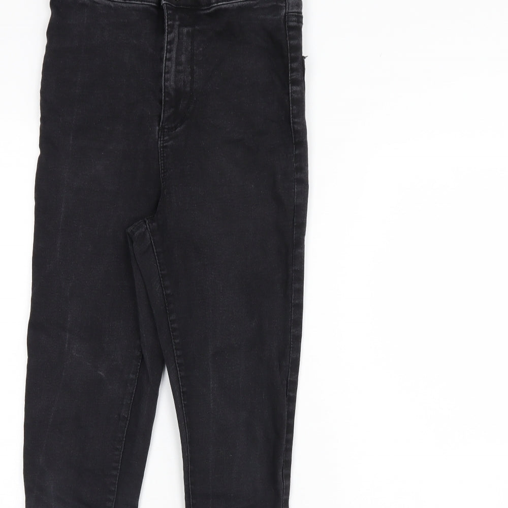 Denim & Co. Womens Black  Denim Skinny Jeans Size 10 L28 in