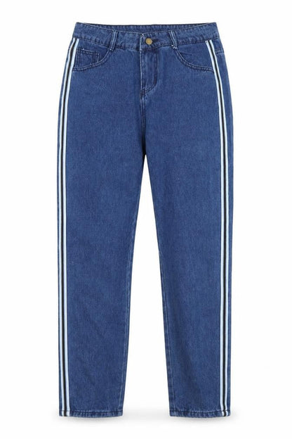 Womens Blue  Denim Straight Jeans Size XL L28 in