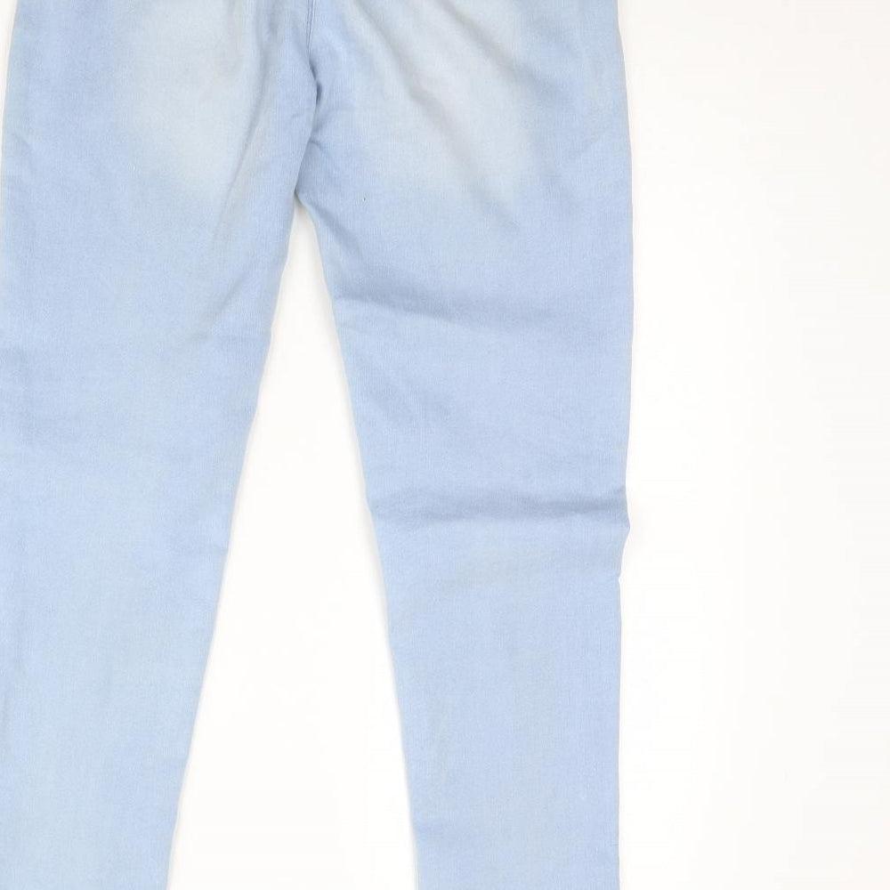 Peacocks Womens Blue  Denim Skinny Jeans Size 12 L28 in