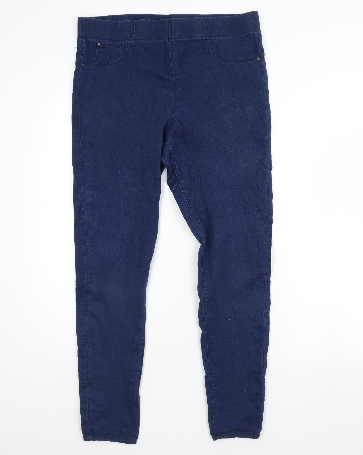 Womens UK Size 12 Denim Regular Fit Skinny Blue Jeans