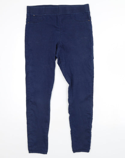 Womens UK Size 12 Denim Regular Fit Skinny Blue Jeans