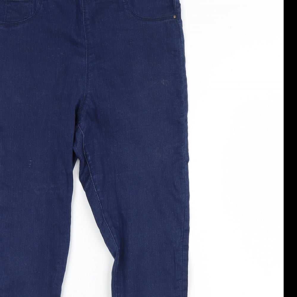 Womens UK Size 12 Denim Regular Fit Skinny Blue Jeans