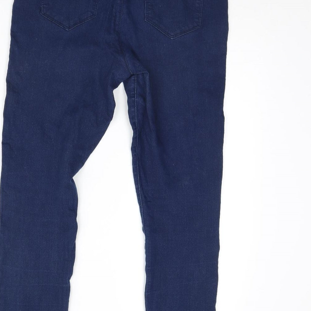 Womens UK Size 12 Denim Regular Fit Skinny Blue Jeans