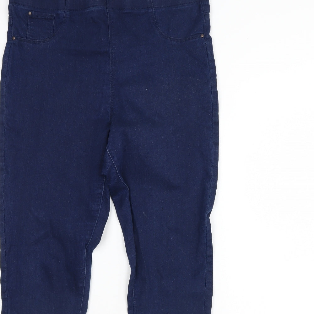 Womens UK Size 12 Denim Regular Fit Jegging Blue Jeans