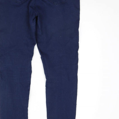 Womens UK Size 12 Denim Regular Fit Jegging Blue Jeans