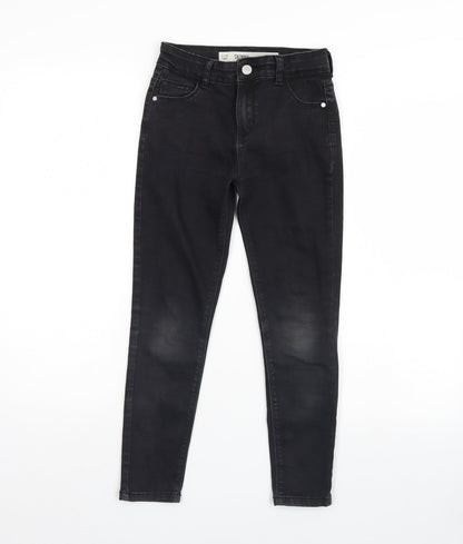 Denim & Co. Girls Black  Denim Skinny Jeans Size 8 Years