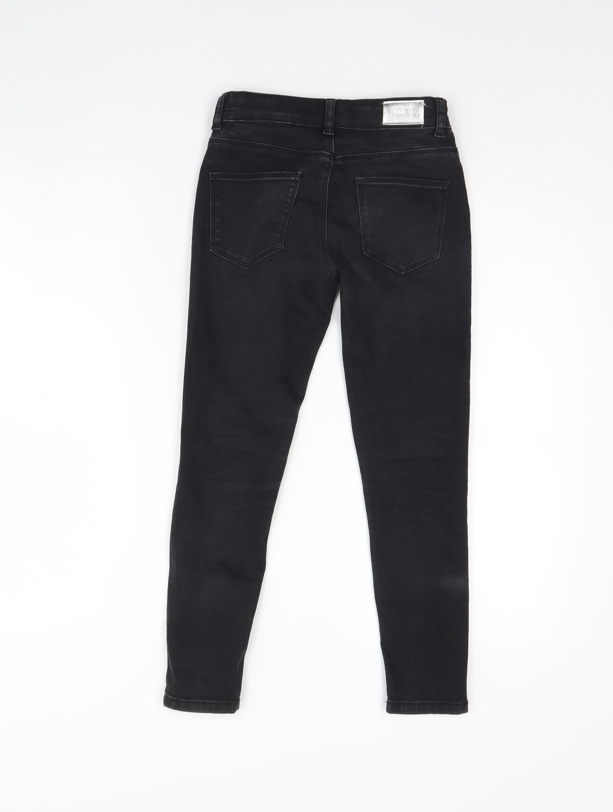 Denim & Co. Girls Black  Denim Skinny Jeans Size 8 Years