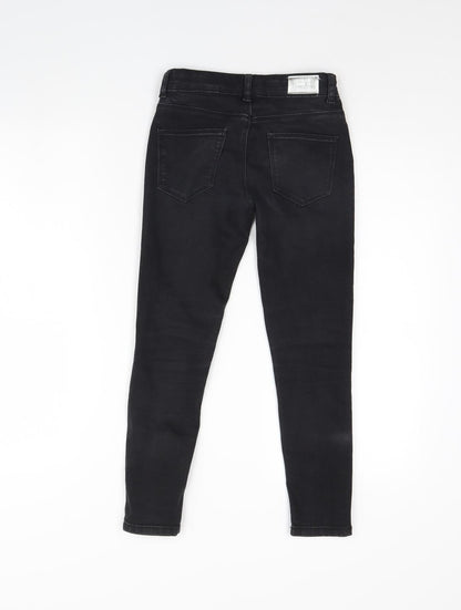 Denim & Co. Girls Black  Denim Skinny Jeans Size 8 Years