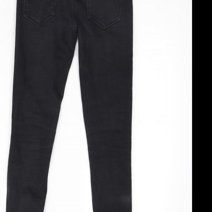 Denim & Co. Girls Black  Denim Skinny Jeans Size 8 Years