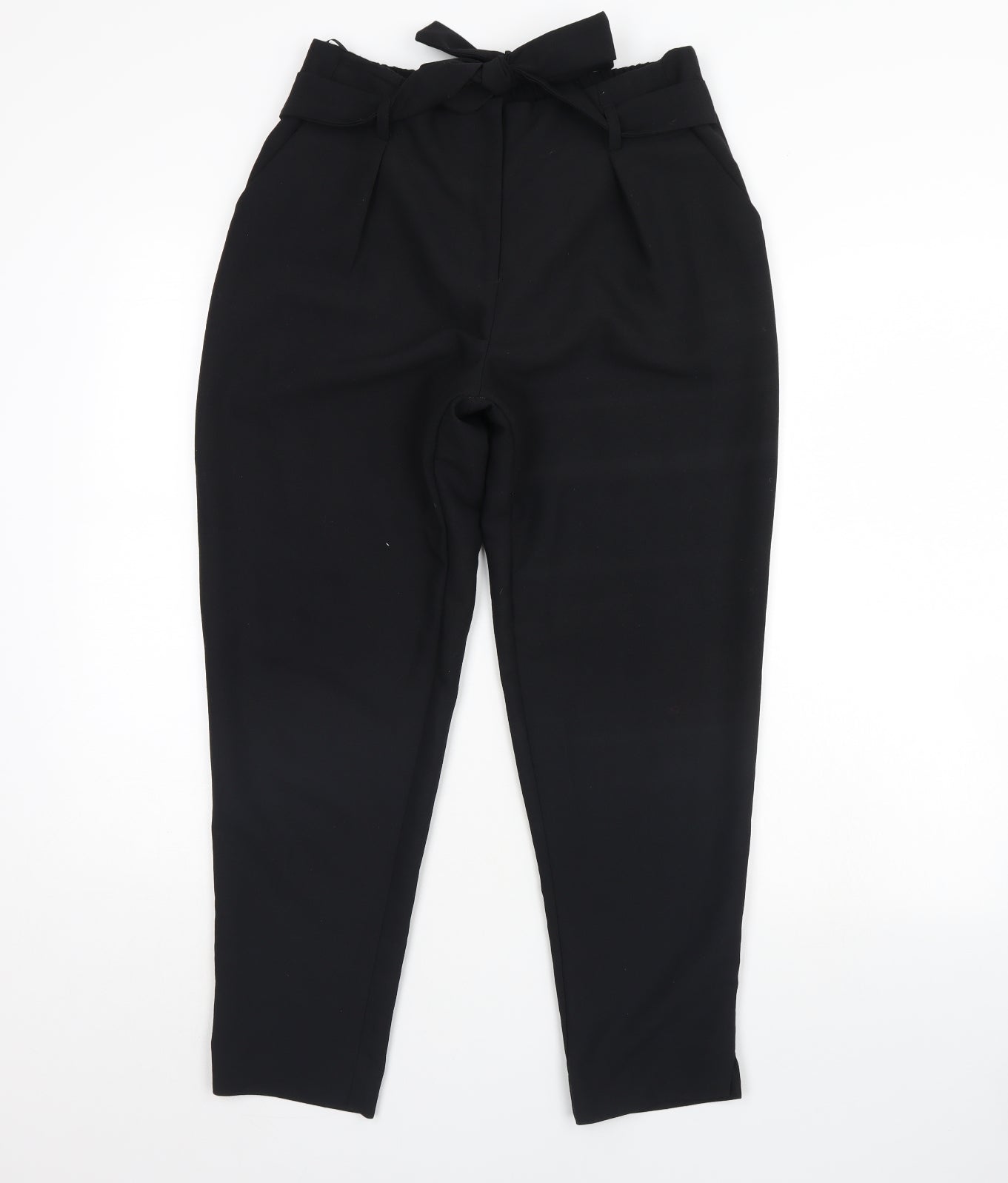 Womens UK Size 10 Wallis Regular Fit Dress Pants Black Trousers